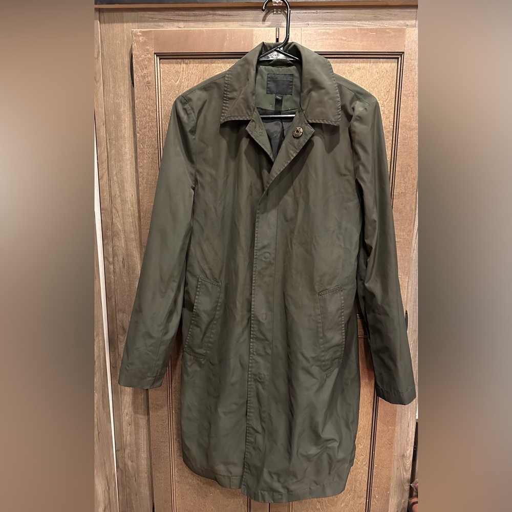 ASOS Dark Green Trench Rain Coat